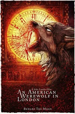 Buy An American Werewolf In London Poster Sticker Top T-shirt Magnet Keychain • 3.91£