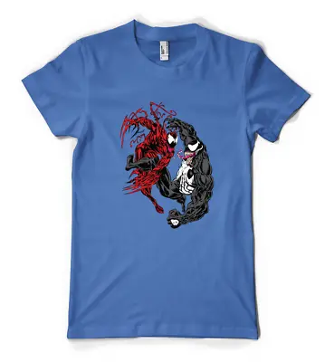 Buy Marvellous Spiderman Vs Venom Carnage Personalised Unisex Adult T Shirt • 14.49£