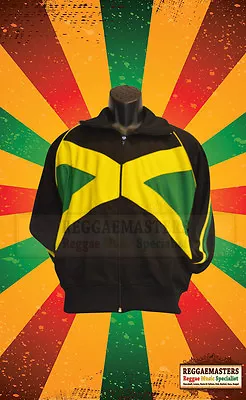 Buy Jamaica Flag Black Yellow Green Colours Tracksuit Top/jacket Reggae Culture • 37.99£