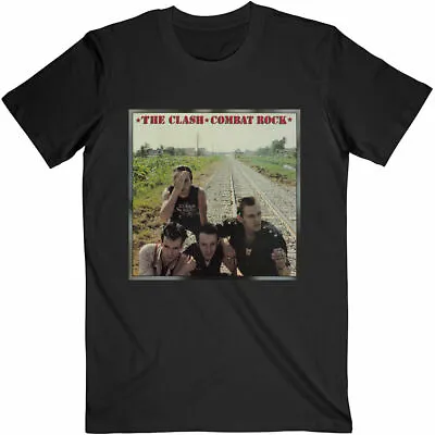 Buy Official The Clash T Shirt Combat Rock Mens Black T Shirt Classic Tee • 13.75£