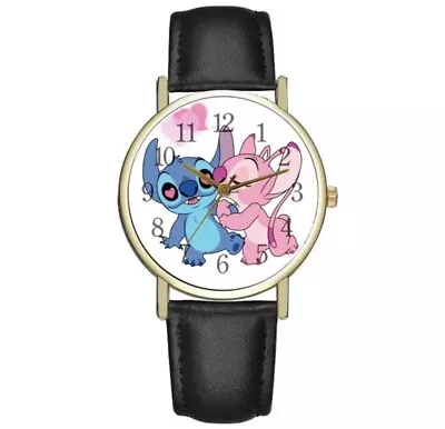 Buy Lilo & Stitch Wrist Watch Kids Gift Jewellery Present Black Lilo • 9.99£