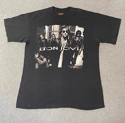 Buy BON JOVI T Shirt Mens XL Keep The Faith 1992 Tour Vintage Brockum USA • 85.95£