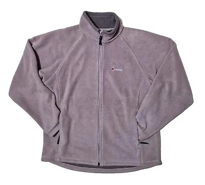 Buy Berghaus Womens Fleece Jacket  Size 16 Lilac Purple Polartec Windbloc Outdoor • 18£