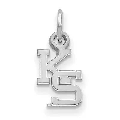 Buy Kansas State University Wildcats School Letters Logo Pendant In Sterling Silver • 40.72£