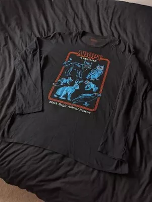 Buy Steven Rhodes Adopt A Familiar Long Sleeve Shirt XL Goth Emo Horror Rat Witch • 10£