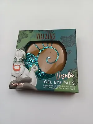 Buy Disney Villains Ursula Gel Eye Pads Mad Beauty 2 Reusable Cooling Eye Pads • 9.64£