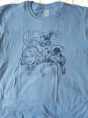 Buy Funko DC Legion Of Collectors Exclusive Mens T Shirt Ladies Of DC - Harley XL • 10.99£