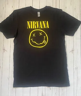 Buy Official Nirvana Smiley Face  T-Shirt New Unisex Licensed Merch • 11.50£