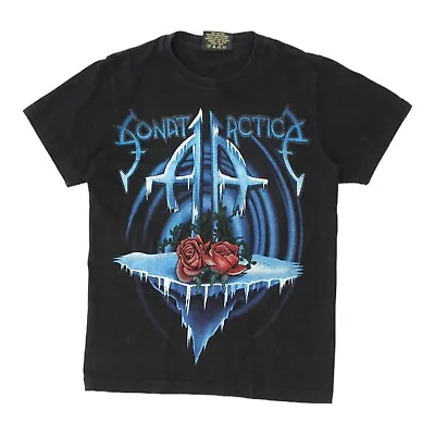 Buy Sonata Arctica Silence Mens Black Tshirt | Vintage Finnish Metal Music Band Tee • 25£