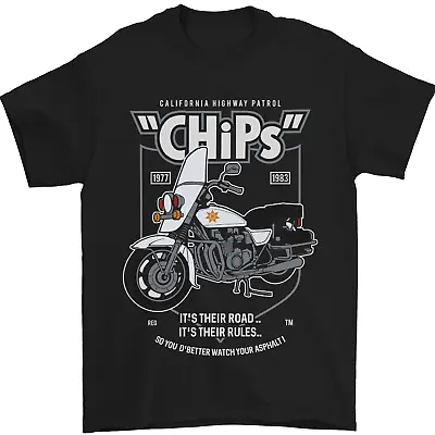 Buy Chips Police Motorcycle Drama Motorbike Mens T-Shirt 100% Cotton • 8.49£
