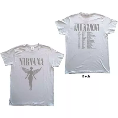 Buy Nirvana In Utero Tour Official Tee T-Shirt Mens Unisex • 17.13£