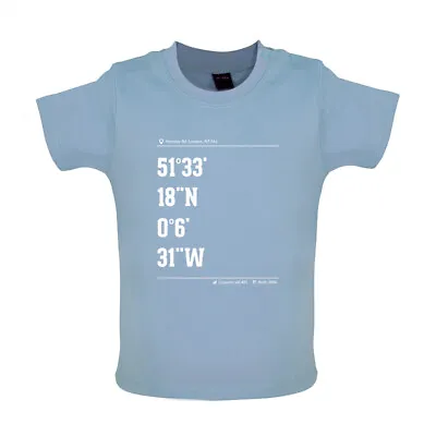 Buy Stadium Coordinates Gunners - Baby T-Shirt / Babygrow - Football Team Fan Merch • 10.95£