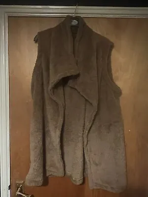 Buy Ladies Brown Teddy Vest Size XL • 3.50£