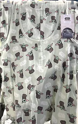 Buy Disney Mandalorian Baby Grogu Shorts Pyjama Set UK Size 4-20 • 22.99£