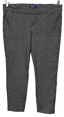 Buy Old Navy Women's Size 14 The Pixie Ankle Pants Black/White Stretch Houndstooth • 14.17£