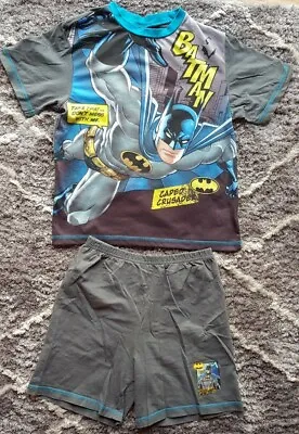 Buy Boys Batman Pyjama Short Set 7-8 Yrs  • 4.50£