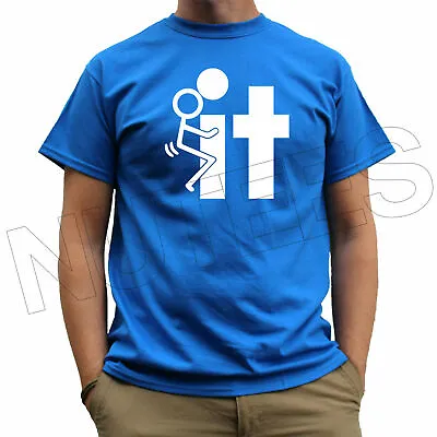 Buy F*ck It College Party Stick Man Funny Men's Ladies T-Shirt Vests S-XXL Sizes • 12.09£