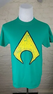 Buy AQUAMAN DC Official Men's T-Shirt Size: Medium VERY GOOD Condition • 12.99£