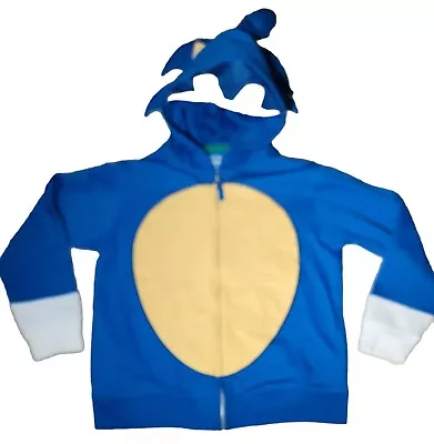 Buy Sega Sonic The Hedgehog Boys Zip-Up Hoodie, Jacket, Fleece, Costume Size Large   • 20.11£