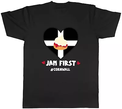 Buy Saint Piran's Day Mens T-Shirt Scone Jam First Cornwall Funny Unisex Tee Gift • 8.99£