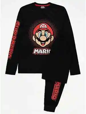 Buy Super Mario Pyjamas / Long Sleeve & Bottoms / Mens Medium • 99.99£