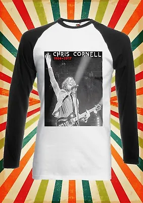Buy Chris Cornell 1964-2017 R.I.P Men Women Long Short Sleeve Baseball T Shirt 1949 • 9.95£