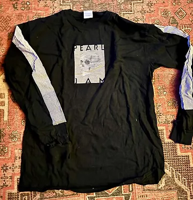 Buy Pearl Jam 2014 Tour Men’s Medium Long Sleeve Tee Eddie Vedder Detroit Merch • 36.18£