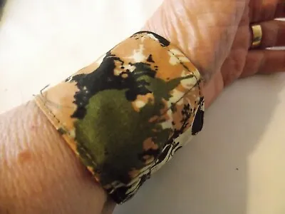 Buy Cotton Cooling Wrist Bands Menopause Hot Flushes/gardener/chef ~ Army Camo Skull • 5.95£