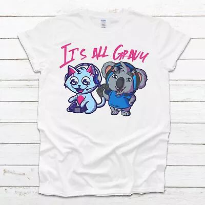 Buy Gravycatman T Shirt Its All Gravy Viral Youtuber Merch Gaming Kids Boys Girl Tee • 4.99£
