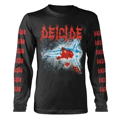 Buy ONCE UPON THE CROSS (BLACK) By DEICIDE Long Sleeve Shirt Official Merch • 23.99£
