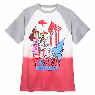 Buy Disney Store Hercules Short Sleeve Baseball T-Shirt For Adults SZ L • 28.41£