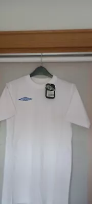 Buy BNWT Umbro Saints White Tee Shirt Size XS Short Sleeve,  100% Cotton  Logo • 12.99£