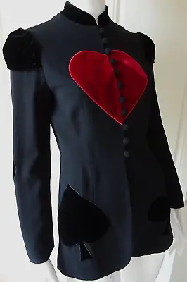 Buy Moschino Cheap And Chic Rare Vintage Queen Of Hearts Blazer It 42 • 799£