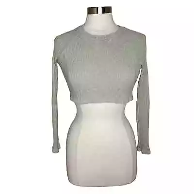 Buy Urban Outfitters Robin Ribbed Raglan Crop Top Long Sleeve Women’s Medium • 19.29£