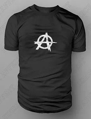 Buy Anarchy Punk Skate Stencil Design T Shirt Tee S-XXL SAMCRO SOA SONS PEACE BLACK • 9.99£