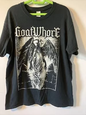 Buy Goat Whore Band T-Shirt Size Large • 9.99£
