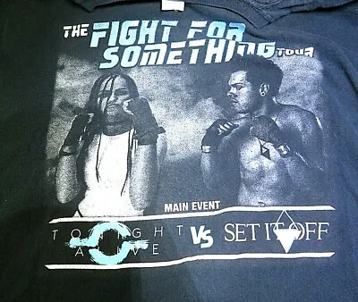 Buy Tonight Alive FIGHT FOR SOMETHING TOUR 2016 Set It Off Concert Shirt Size 2XL • 4.83£