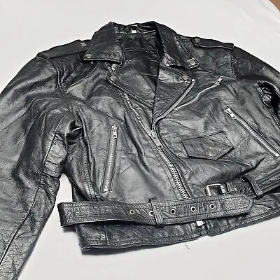 Buy Vintage Gipsy Leather Jacket Black • 20£
