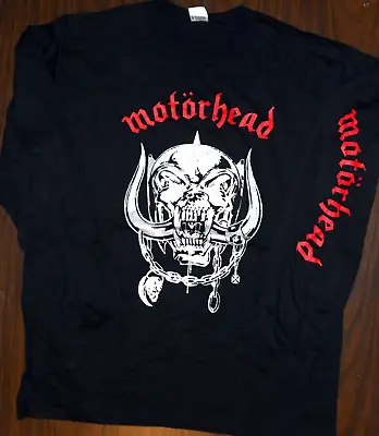 Buy MOTORHEAD Long Sleeve T-Shirt Warpig Hellraiser New Old Overkill  Size Medium • 65.20£