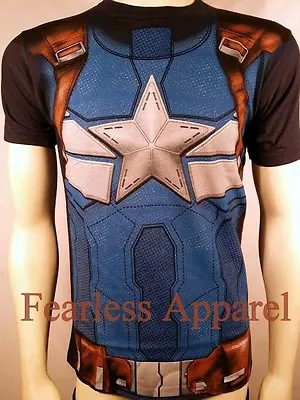 Buy Authentic Captain America I Am Winter Soldier Marvel Comics Movie T Shirt S-2xl • 33.46£