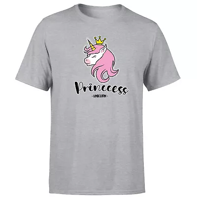 Buy Cartoon Unicorn Mens T Shirt Princess Funny Graphic Short Sleeve Tee Top. • 9.99£