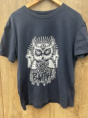Buy Bring Me The Horizon T-Shirt Large Black BMTH Owl Band Concert Tour Merch Tee M • 16.99£