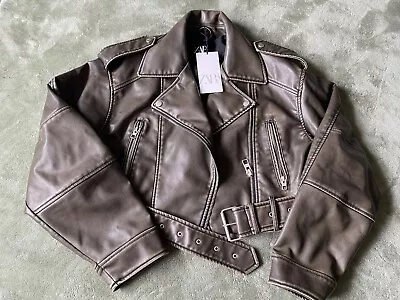 Buy Zara Leather Jacket Molly Mae • 14.99£