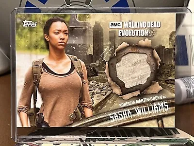 Buy Topps Walking Dead Relic Card Sasha Clothing Swatch Mint Condition New • 12.28£