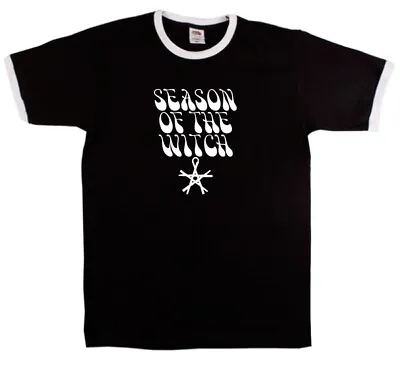 Buy Season Of The Witch Ringer T-shirt - Retro Horror, Wicca, Witchcraft, S-XXL • 19.99£