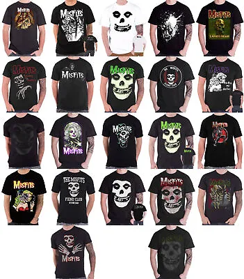Buy Official  Misfits T Shirt Fiend Skull Band Logo Die Die My Darling Mens New • 17.95£