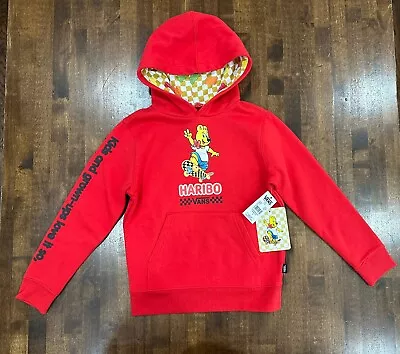 Buy NEW Vans Sweatshirt Boy's 5/5T Hoodie Red Haribo Gummy Bear Hooded Pullover • 17.36£
