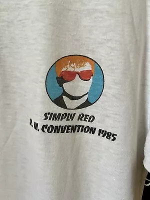Buy Ultra Rare Early Simply Red T-Shirt From 1985 - See Description • 149.99£