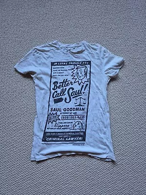 Buy Better Call Saul White T Shirt Small Mens • 0.99£