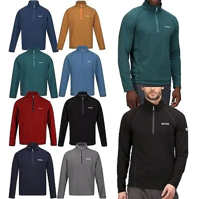 Buy Regatta Mens Montes Lightweight Zip Up Outdoor Fleece Pullover Jacket Top New • 10.99£